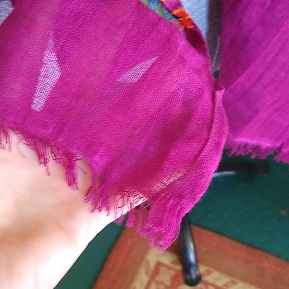 TRINA TURK for BANANA REPUBLIC psychedelic scarf - Picture 2 of 6